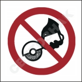 P034     /Do not use with handheld grinding machine