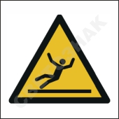 W011 ;  /Warning; Slippery surface