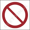 P001   /General prohibition sign