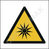 W027 ;  /Warning; Optical radiation