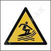 W046 ;  /Warning; Surf craft area
