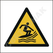 W046 ;  /Warning; Surf craft area