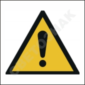 W001   /General warning sign