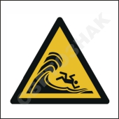 W065 ;      /Warning; High surf or large breaking waves