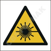 W004 ;  /Warning; Laser beam
