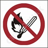 P003   ; ,     /No open flame; Fire, open ignition source and smoking prohibited