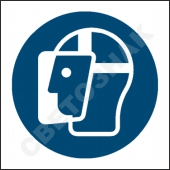 M013  /Wear a face shield