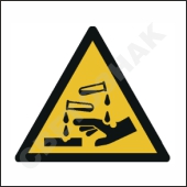 W023 ;  /Warning; Corrosive substance