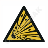 W002   /Warning; Explosive material