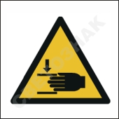 W024 ;  () /Warning; Crushing of hands