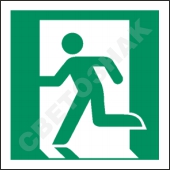 E001   ()/Emergency exit (left hand)