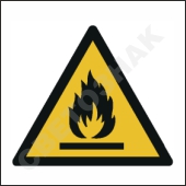 W021 ;  /Warning; Flammable material