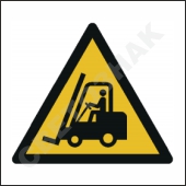 W014 ;       /Warning; Forklift trucks and other industrial vehicles