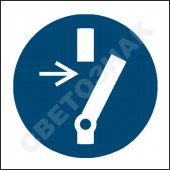 M021       /Disconnect before carrying out maintenance or repair